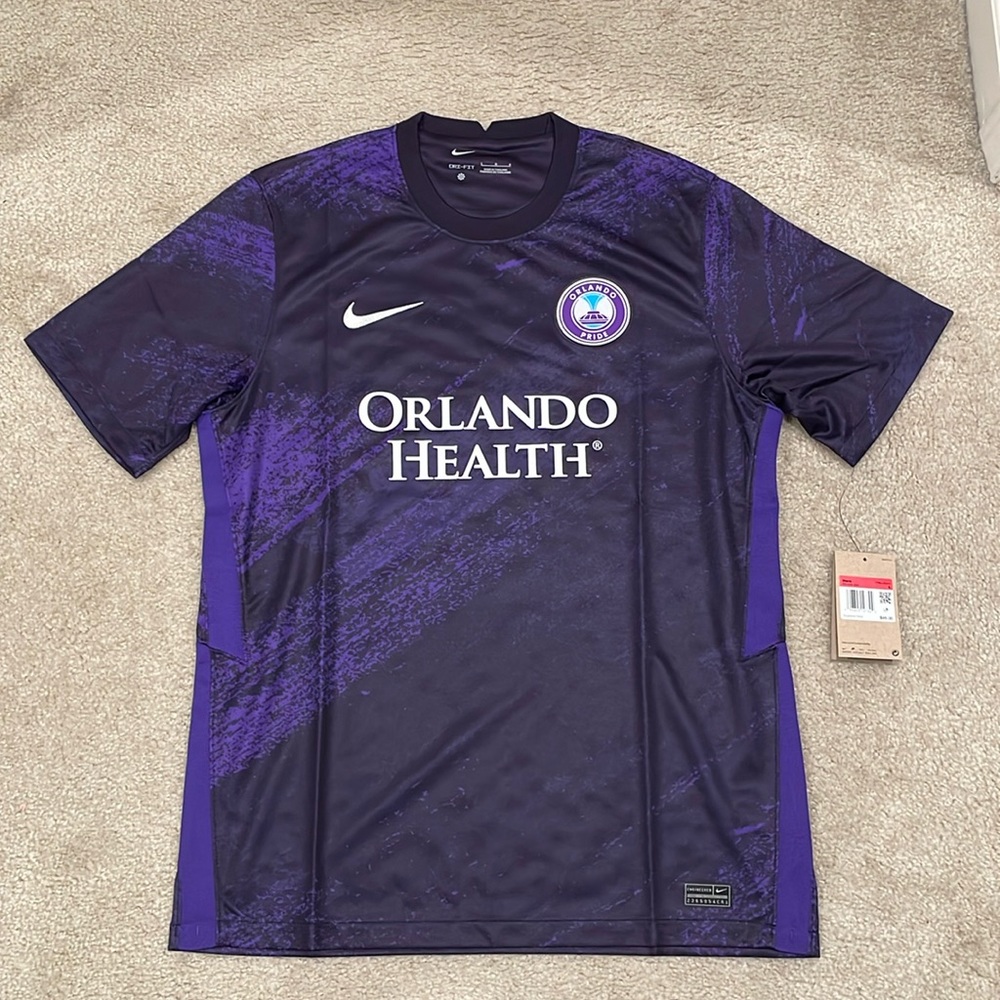Men's Nike Orlando Pride Home Jersey 2023 size L NWT